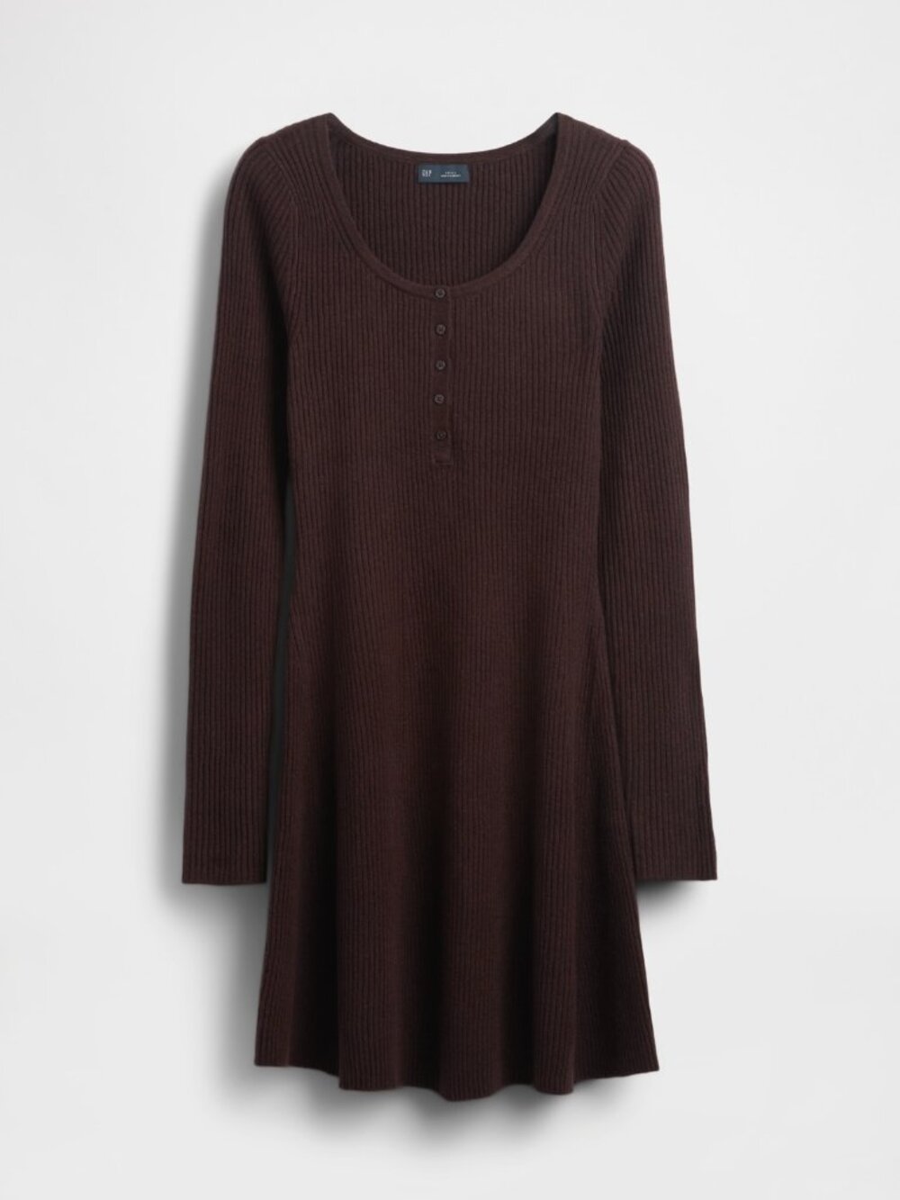 CashSoft Rib Mini Sweater Dress - Picture 5 of 5